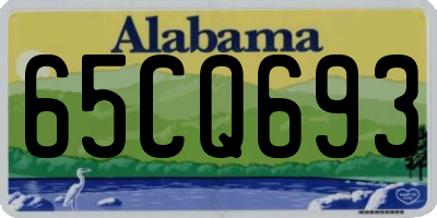 AL license plate 65CQ693