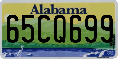 AL license plate 65CQ699