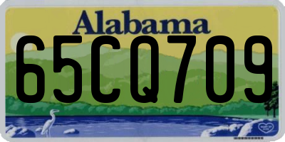 AL license plate 65CQ709