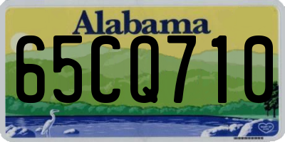 AL license plate 65CQ710