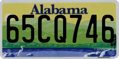 AL license plate 65CQ746