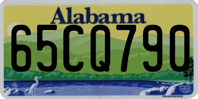 AL license plate 65CQ790