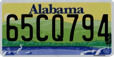 AL license plate 65CQ794