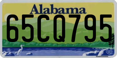 AL license plate 65CQ795