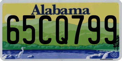 AL license plate 65CQ799