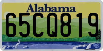 AL license plate 65CQ819