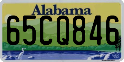 AL license plate 65CQ846