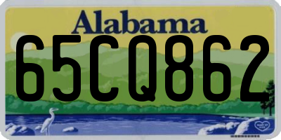AL license plate 65CQ862