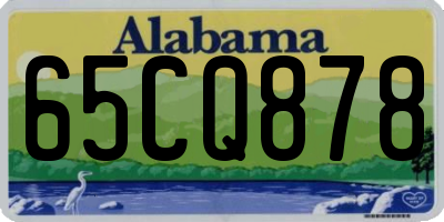 AL license plate 65CQ878