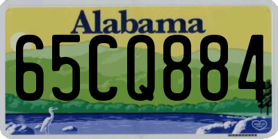 AL license plate 65CQ884