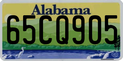 AL license plate 65CQ905