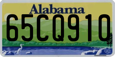AL license plate 65CQ910