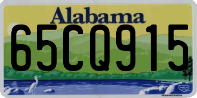 AL license plate 65CQ915