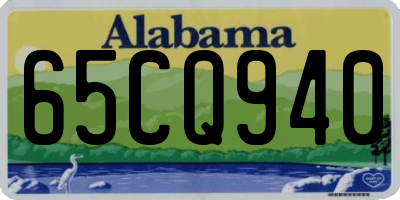 AL license plate 65CQ940