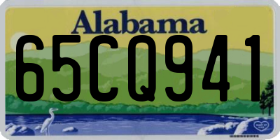 AL license plate 65CQ941