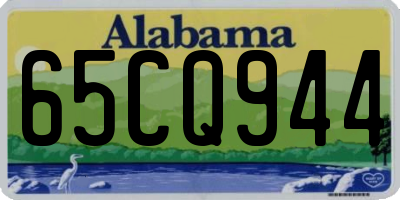 AL license plate 65CQ944