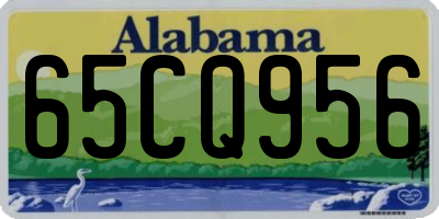 AL license plate 65CQ956