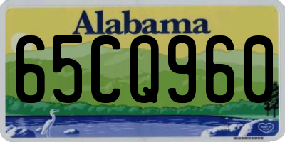 AL license plate 65CQ960