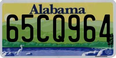 AL license plate 65CQ964