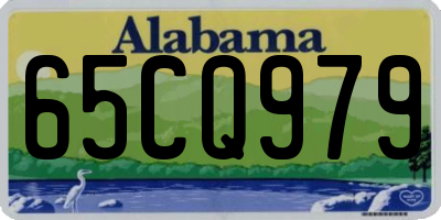 AL license plate 65CQ979