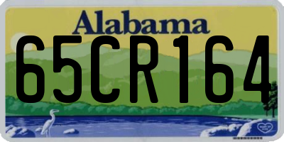 AL license plate 65CR164