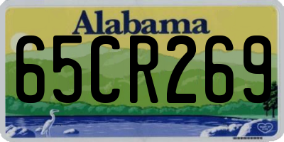 AL license plate 65CR269