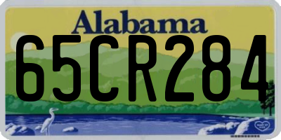 AL license plate 65CR284