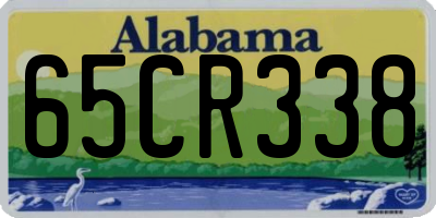 AL license plate 65CR338