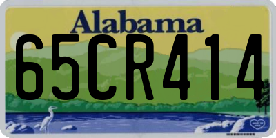 AL license plate 65CR414