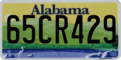 AL license plate 65CR429
