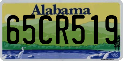 AL license plate 65CR519