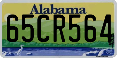 AL license plate 65CR564
