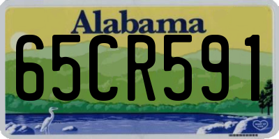 AL license plate 65CR591