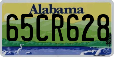 AL license plate 65CR628