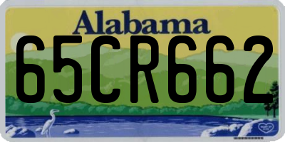 AL license plate 65CR662