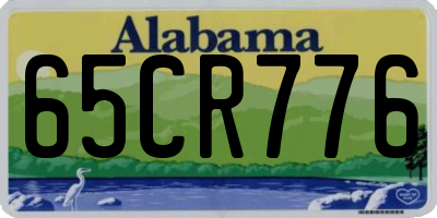 AL license plate 65CR776