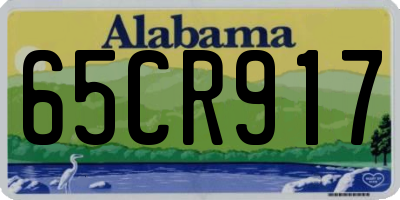 AL license plate 65CR917