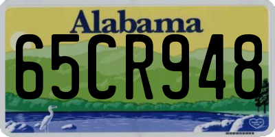 AL license plate 65CR948