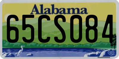 AL license plate 65CS084
