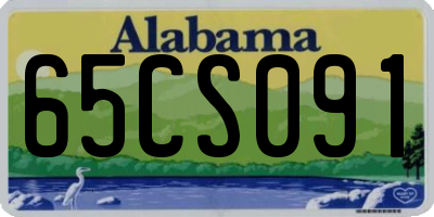 AL license plate 65CS091