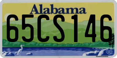 AL license plate 65CS146