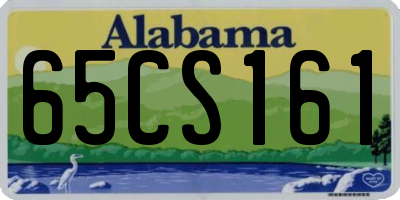 AL license plate 65CS161