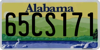 AL license plate 65CS171