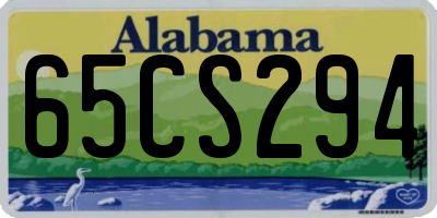 AL license plate 65CS294