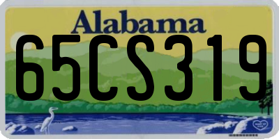 AL license plate 65CS319