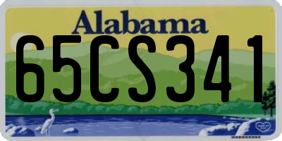 AL license plate 65CS341