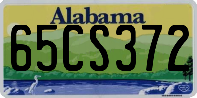 AL license plate 65CS372