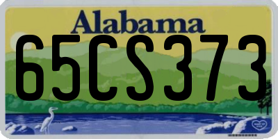 AL license plate 65CS373
