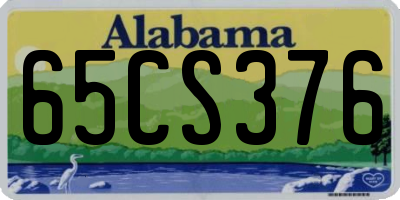 AL license plate 65CS376