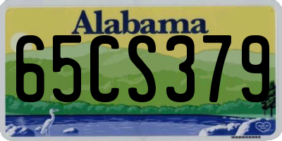 AL license plate 65CS379